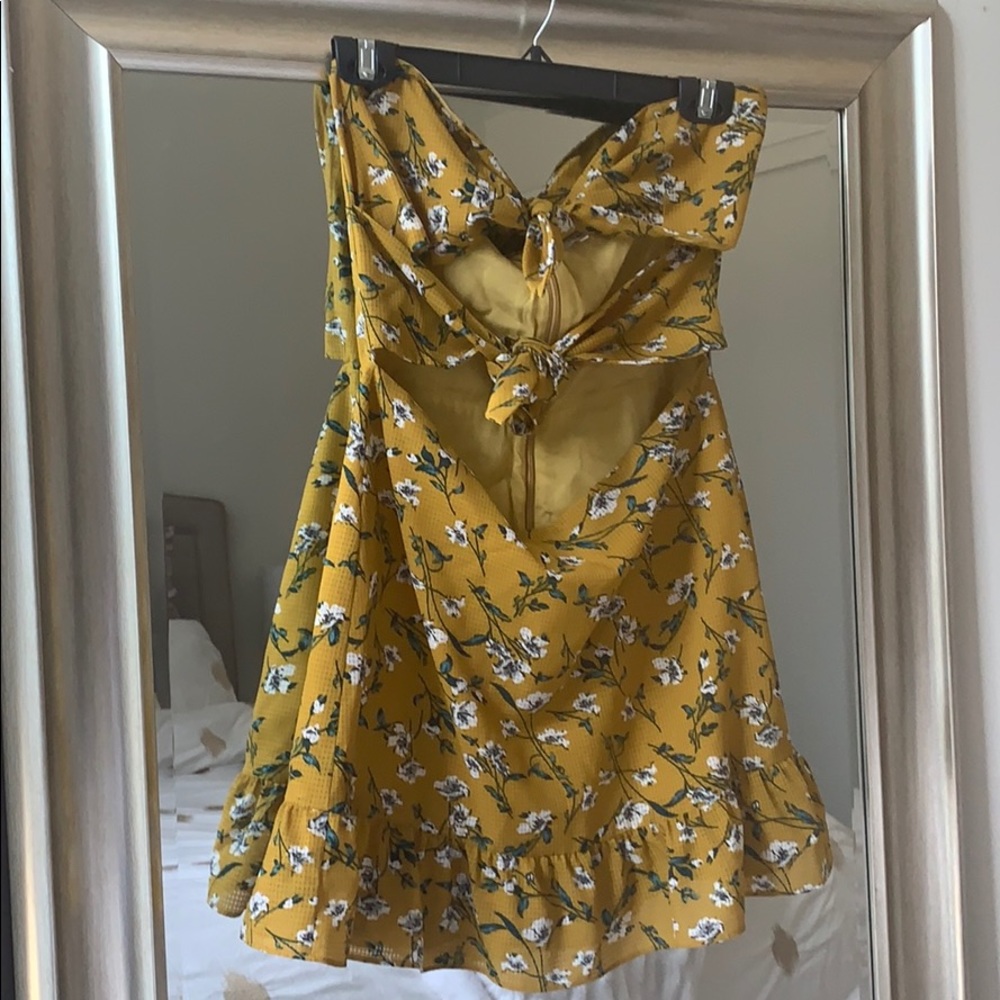 Tularosa Anna minidress in Yellow
